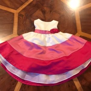 12 month girl dress with tulle skirt